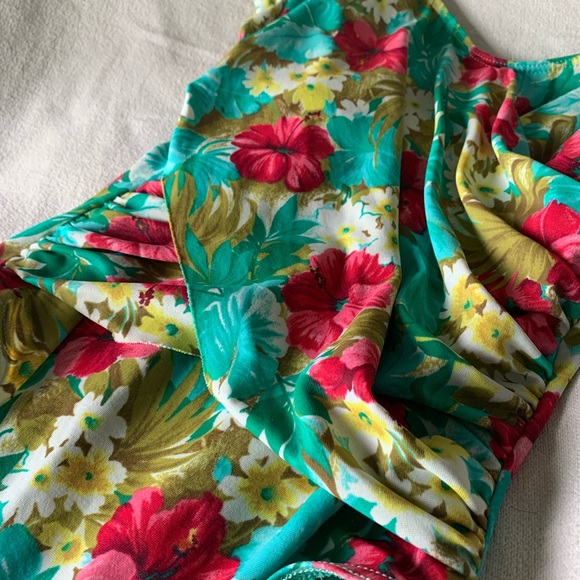 Vintage Christina High Cut Floral One Piece Suit - Picture 14 of 15